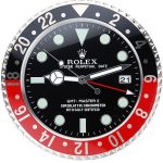 Rolex GMT Master II Wall Clock Black-Red  622478