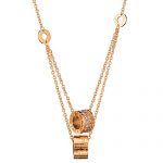 Bvlgari B Zero1 Diamonds Gold Necklaces