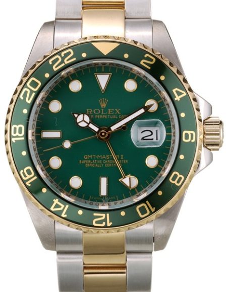 Rolex GMT Master II Green Ceramic Bezel Green Dial Watch