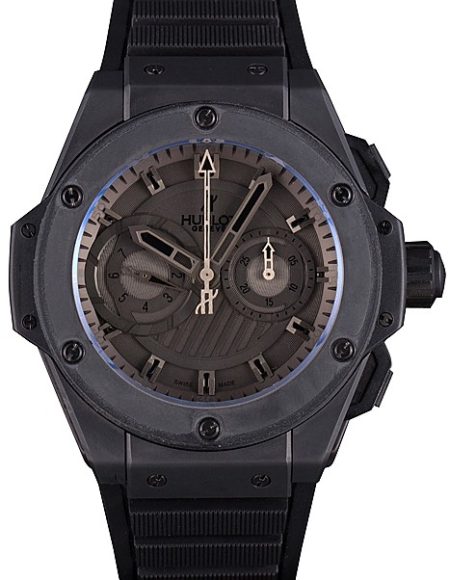 Swiss Hublot King Power Black Dial with Rubber Band shb10 621403