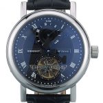 Breguet Classique Complications Stainless Steel Case Black Leather Strap 80157