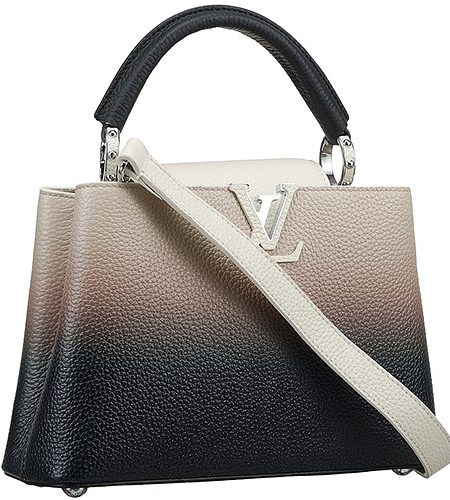 Louis Vuitton Capucines BB Gradient Beige Leather Bag 18927404