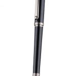 Bentley Silver Rimmed Black Ballpoint Pen  622791