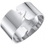 Louis Vuitton Inside LV Cuff Silver Bracelet 700733