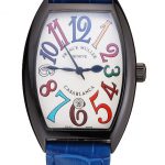 Franck Muller Casablanca Blue Croco Leather Band  621643
