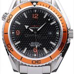 Omega Seamaster Planet Ocean Co-axial Orange Case Black Dial 98102