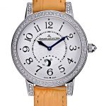 Jaeger LeCoultre Rendez-Vous White Dial Yellow  Leather Strap  622088