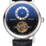 Breguet Classique Complications Stainless Steel Case Black Leather Strap 80158
