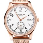 Patek Philippe Calatrava Small Seconds White Dial Rose Gold Case And Bracelet