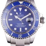 Rolex Submariner Stainless Steel Link Bracelet Blue Dial  621687