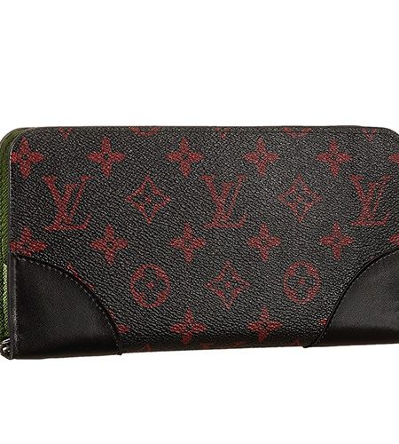 Louis Vuitton Monogram Infrarouge Zippy Wallet Green
