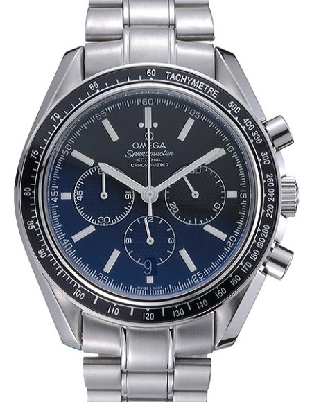 Omega Speedmaster Black Grey Stainless Steel Strap  622052