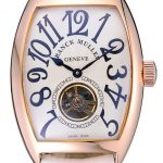 Franck Muller Casablanca White Croco Leather Strap White Dial 80283