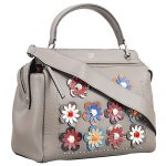 Fendi Flowerland Dotcom Grey Bag 18927086