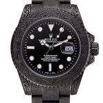 Swiss Rolex Submariner Skull Limited Edition Black Dial All Black Case And Bracelet 1454082