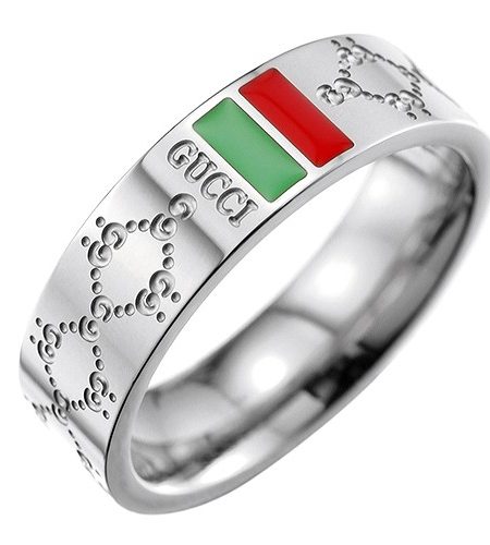Gucci Web Detail Silver Ring 700580