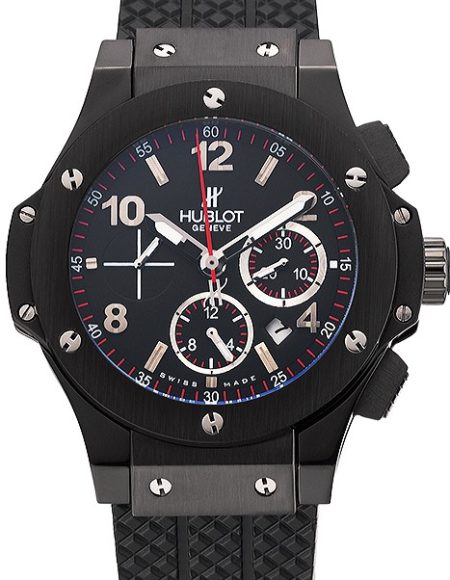 Swiss Hublot Big Bang Black Dial Black Case Black Rubber Bracelet 1453901