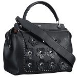 Fendi Flowerland Dotcom Black Bag 18927083