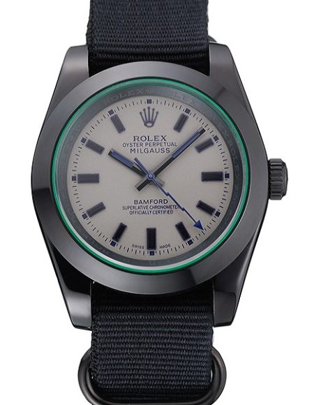 Rolex Milgauss Bamford Black Nylon Strap 622000