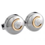 Rolex Emblem Silver Cufflinks 700772