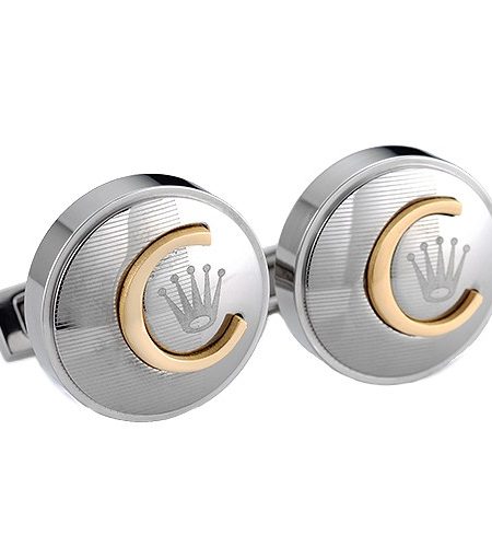 Rolex Emblem Silver Cufflinks 700772