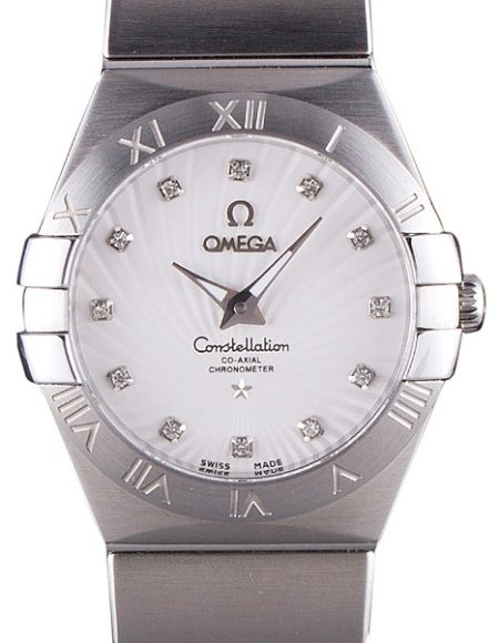 Omega Constellation White Dial Stainless Steel Band  621457