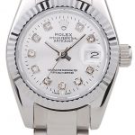 Rolex Datejust Polished Stainless Steel Silver Dial