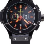 Hublot Limited Edition Ayrton Senna Black Dial Watch Red Hands
