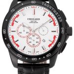 Chopard Mille Miglia GTS White Dial Black Leather Bracelet 1453999