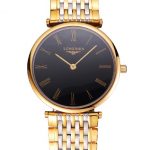 Longines La Grande Classique Two Tone Band Black Dial Homme  622097