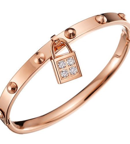 Louis Vuitton Lockit Rose Pink Cuff 700625