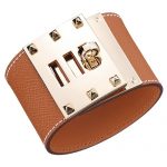 Hermes Kelly Dog Extreme Bracelet Tan