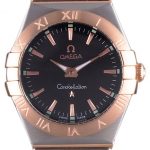 Omega Constellation Rose Gold Bezel Two Tone Band som100  621480