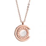 Bvlgari B Zero1 Mother Of Pearl Rose Gold Necklace 700670