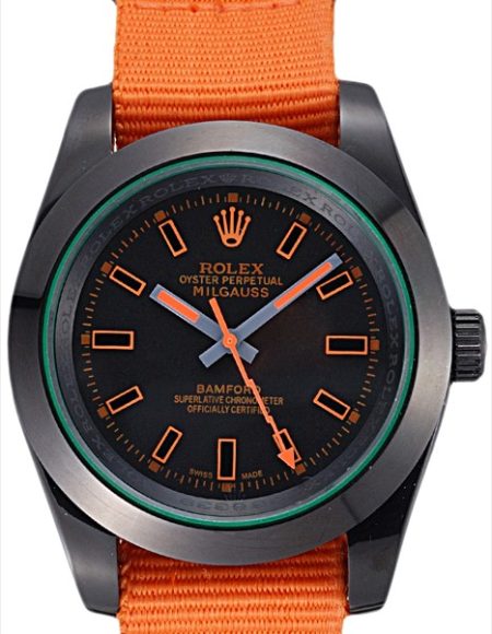 Rolex Milgauss Bamford Orange Nylon Strap 622003