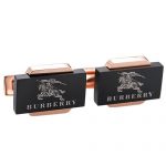Burberry Logo Business Rose Gold Cufflinks 700753