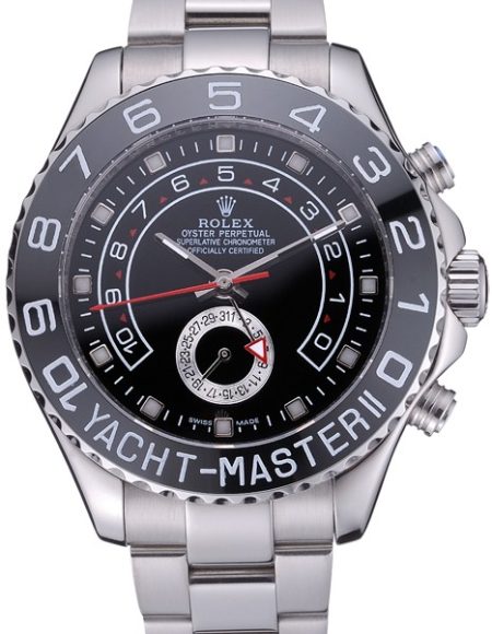 Rolex Yacht - Master II Black Dial Stainless Steel Bracelet  622541