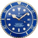 Rolex Submariner Wall Clock Blue  622475