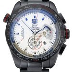 Tag Heuer Carrera Black Stainless Steel Case White Dial 98242