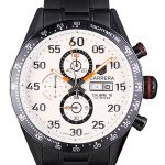 Tag Heuer Carrera Ion Plated Stainless Steel Bracelet White Dial 801444