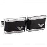 Emporio Armani Logo Silver Cufflinks 700653