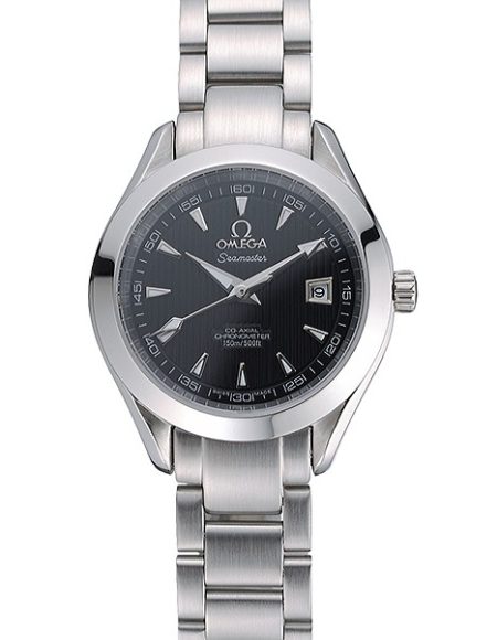 Omega Seamaster Aqua Terra Black Dial Stainless Steel Bracelet  622447