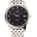 Omega DeVille Stainless Steel Bracelet Black Dial  621685