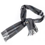 Burberry Classic Scarf in Heritage Check Dark Grey 621830