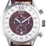 Tag Heuer Carrera Mikrograph Limited Edition Brown Leather Strap 7916