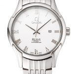 Omega De Ville White Dial Roman Numerals Stainless Steel Case And Bracelet 1453791