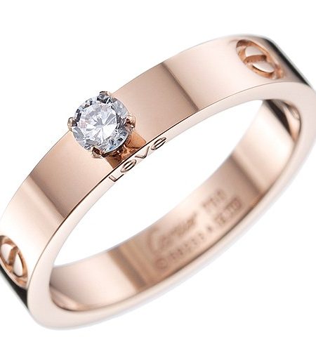 Cartier Love Rose Gold Ring  700717