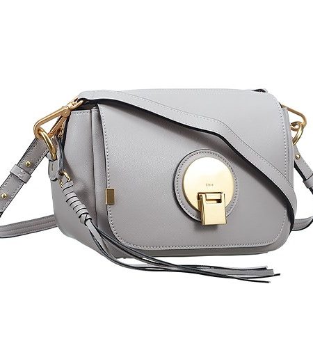 Chloe Indy Camera Bag Small Grey Leather Bag 18927065