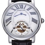Cartier Rotonde Flying Tourbillon White Dial 621939