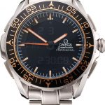 Omega Speedmaster Skywalker X-33 Black Dial Orange On Black Bezel Stainless Steel Case And Bracelet